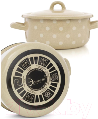 Кастрюля ЭСТЕТ Горошинки / ЭТ-71901