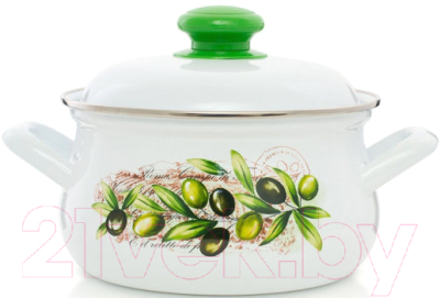 Кастрюля ЭСТЕТ Оливы Тосканы / ЭТ-72101 - фото
