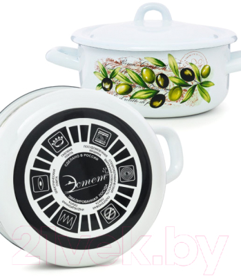 Кастрюля ЭСТЕТ Оливы Тосканы / ЭТ-72117