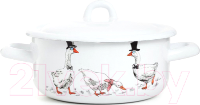 Кастрюля ЭСТЕТ Гуси / ЭТ-72780 - фото