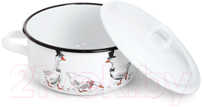 Кастрюля ЭСТЕТ Гуси / ЭТ-72780