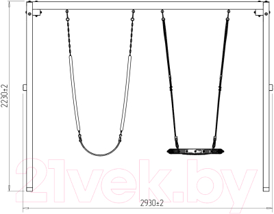 Качели National Tree Company Р911-20