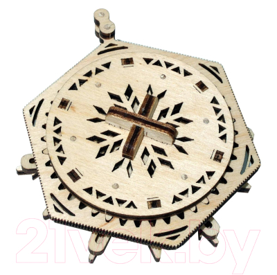 Конструктор Wood Trick Вудик Снежинка / 1234-W16