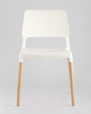 Стул Stool Group Bistro / 8086 (белый/деревянные ножки)