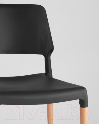 Стул Stool Group Bistro / 8086 (черный/деревянные ножки)