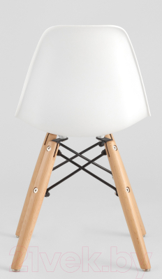 Стул детский Stool Group Eames Small / 8056S (белый/деревянные ножки)