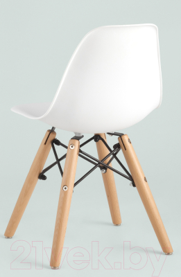 Стул детский Stool Group Eames Small / 8056S (белый/деревянные ножки)