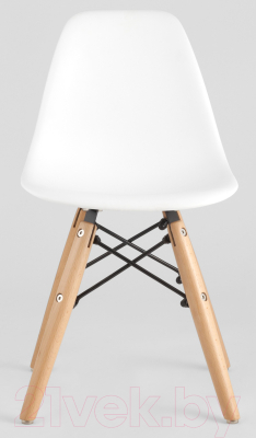 Стул детский Stool Group Eames Small / 8056S (белый/деревянные ножки)