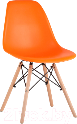Стул Stool Group Eames / 8056PP (оранжевый) - фото