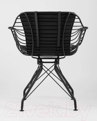 Стул Stool Group Thomas / TMS-18A-P18 BL/BL (черный с черной подушкой)