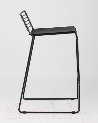Стул барный Stool Group Danny (черный с черной подушкой)
