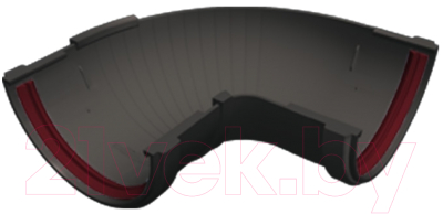 Угол желоба Grand Line Составной ПВХ 90-150 градусов RAL 7024 - фото