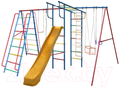 Игровой комплекс Вертикаль А1+П Макси дачный с горкой - фото
