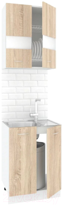 Комплект кухонных модулей Кортекс-мебель Корнелия Экстра 60м2д