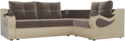 Диван угловой Лига Диванов Митчелл 268 правый / 107546 - фото