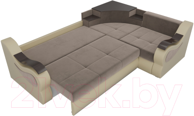 Диван угловой Лига Диванов Митчелл 268 правый / 107546