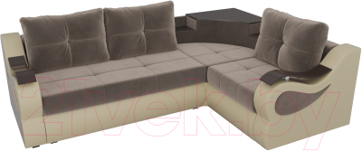 Диван угловой Лига Диванов Митчелл 268 правый / 107546