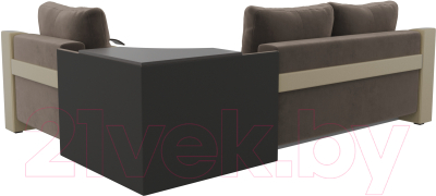 Диван угловой Лига Диванов Митчелл 268 правый / 107546