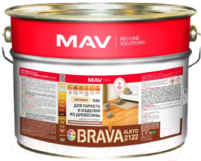 Лак MAV Brava Alkyd 2122 - фото