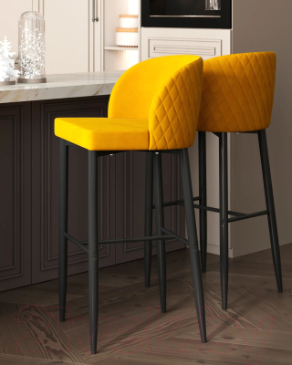 Стул барный Stool Group Оскар MC11B (вельвет/оранжевый)