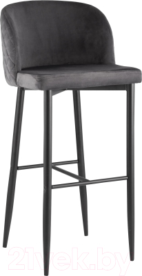 Стул барный Stool Group Оскар MC11B (вельвет/серый) - фото
