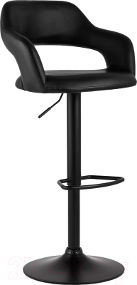 Стул барный Stool Group Рич / PEACHEY BLACK (черный/черная ножка) - фото