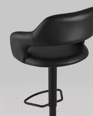 Стул барный Stool Group Рич / PEACHEY BLACK (черный/черная ножка)