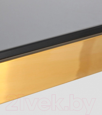 Журнальный столик Stool Group Гэтсби 55x55 / EET-027-TG-1 (стекло Smoke/сталь золото)