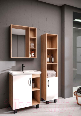 Шкаф-пенал для ванной Grossman Флай 30 / 303001