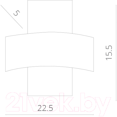 Бра Arte Lamp Croce A1444AP-1WH