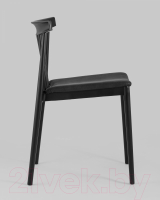 Стул Stool Group Ranch с мягким сиденьем / 8305 (черный)