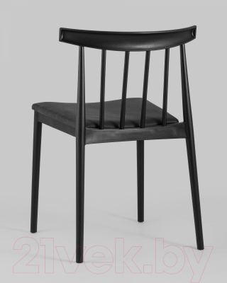 Стул Stool Group Ranch с мягким сиденьем / 8305 (черный)