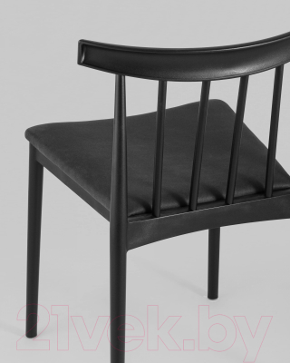 Стул Stool Group Ranch с мягким сиденьем / 8305 (черный)