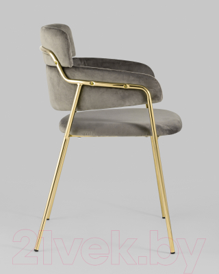 Стул Stool Group Полин / FDC6085 BROWN FUT-54 (велюр коричневый)