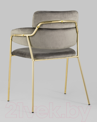 Стул Stool Group Полин / FDC6085 BROWN FUT-54 (велюр коричневый)