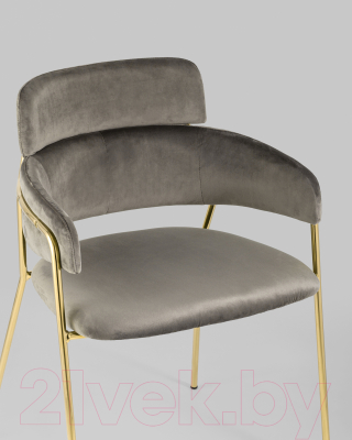 Стул Stool Group Полин / FDC6085 BROWN FUT-54 (велюр коричневый)