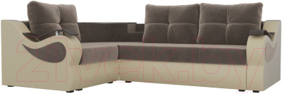 Диван угловой Лига Диванов Митчелл 268 левый / 107546 - фото