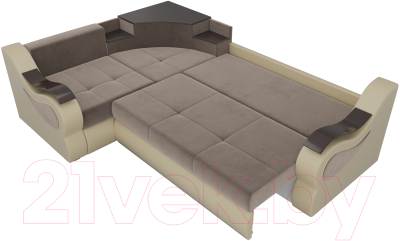 Диван угловой Лига Диванов Митчелл 268 левый / 107546