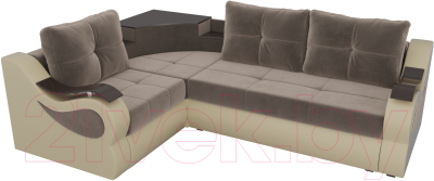 Диван угловой Лига Диванов Митчелл 268 левый / 107546