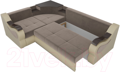 Диван угловой Лига Диванов Митчелл 268 левый / 107546