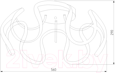 Потолочный светильник Евросвет 90238/1
