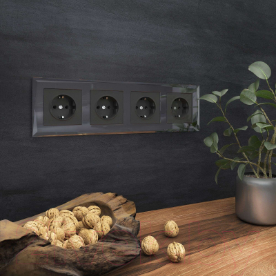 Рамка для выключателей и розеток Werkel W0041208 / a051445