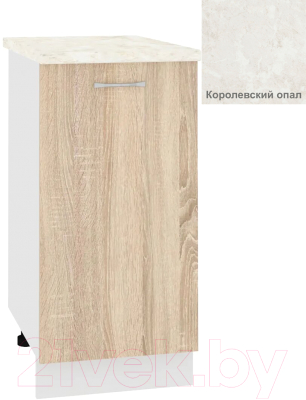 Шкаф-стол кухонный Кортекс-мебель Корнелия Лира НШ40р - фото