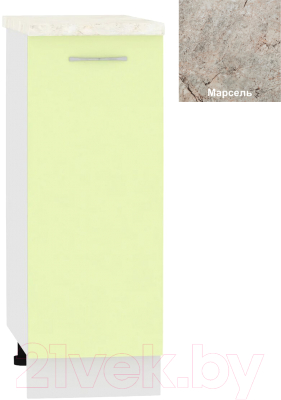 Шкаф-стол кухонный Кортекс-мебель Корнелия Лира НШ30р - фото