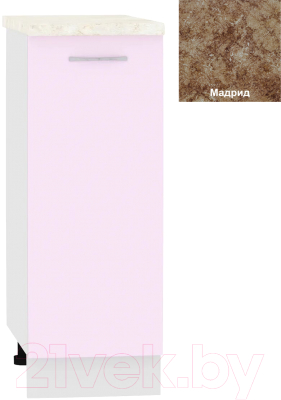 Шкаф-стол кухонный Кортекс-мебель Корнелия Лира НШ30р - фото