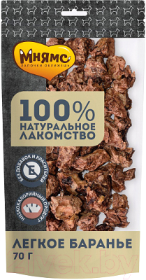 Лакомство для собак Мнямс Легкое баранье / 705793 - фото