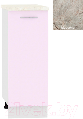 Шкаф-стол кухонный Кортекс-мебель Корнелия Лира НШ30р - фото