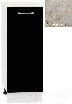 Шкаф-стол кухонный Кортекс-мебель Корнелия Лира НШ30р - фото