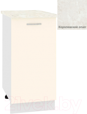 Шкаф-стол кухонный Кортекс-мебель Корнелия Лира НШ40р - фото