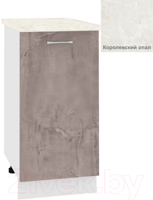 Шкаф-стол кухонный Кортекс-мебель Корнелия Лира НШ40р - фото